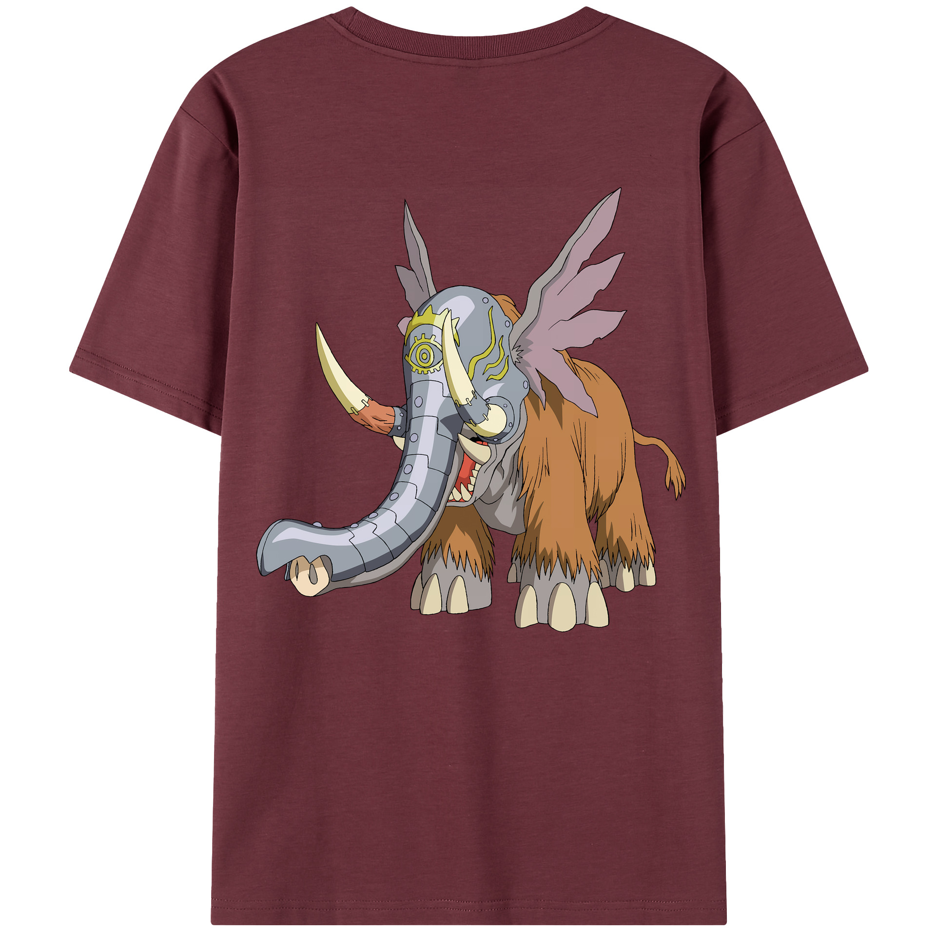 （画像用） Digimon デジタルモンスター/デジモン 綿100％半袖Tシャツ（背面プリント）
